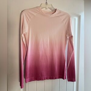 Figs Ombré Pink Salta Seamless Underscrub